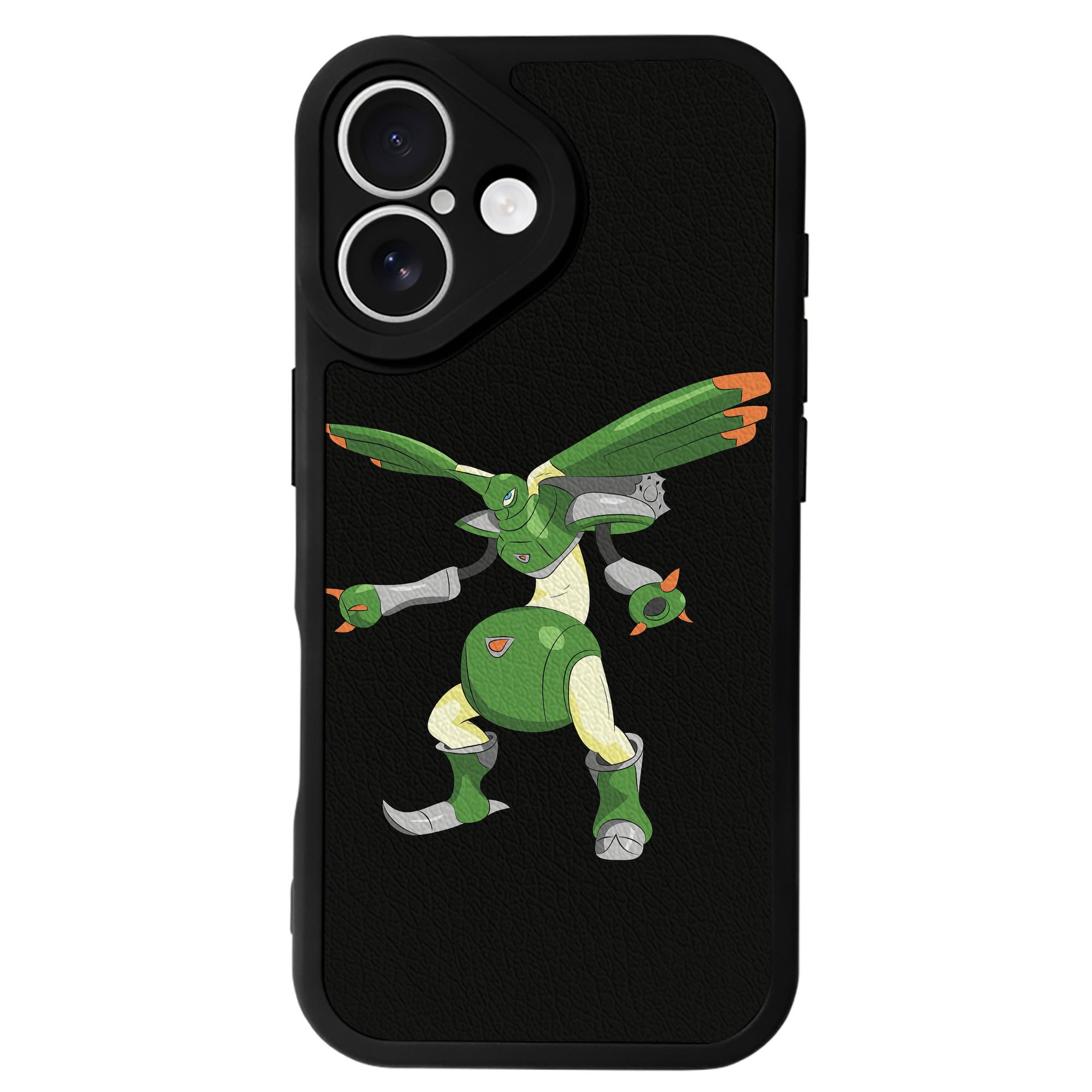 （画像用） Digimon デジタルモンスター/デジモン 【iPhone 16シリーズ対応】シリコンスマホケース（レザー調） 材質：シリコン